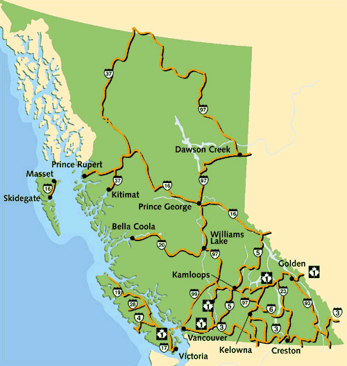 Roads and Highways -- KnowBC - the leading source of BC information