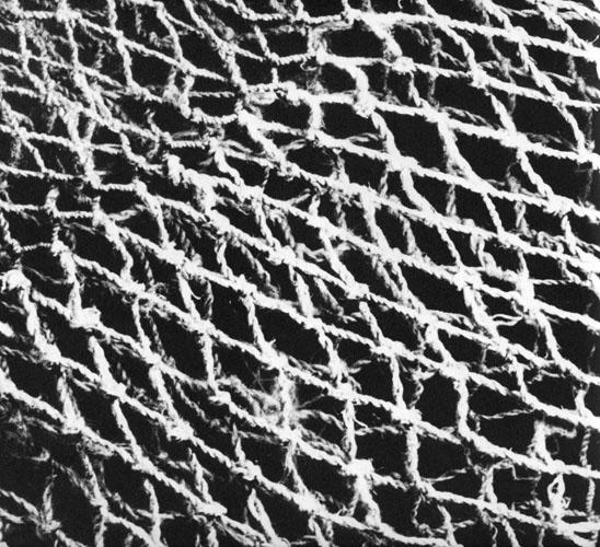  Black Hollow Net Cloth Fishing Net Grid Perspective